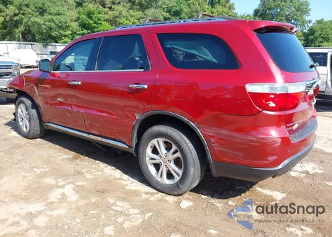 2013 Dodge Durango Crew from USA, damaged, VIN 1C4RDJDG3DC666363